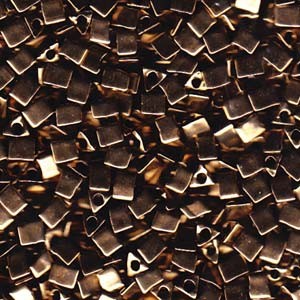 Miyuki Beads Sharp Triangle Beads 5mm 0457 metallic Bronze 12 Gr.